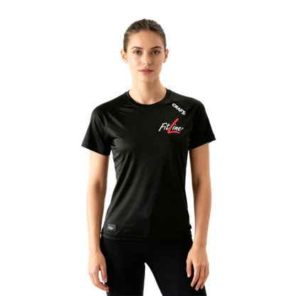FitLine CRAFT Funktionsshirt Damen schwarz S-L