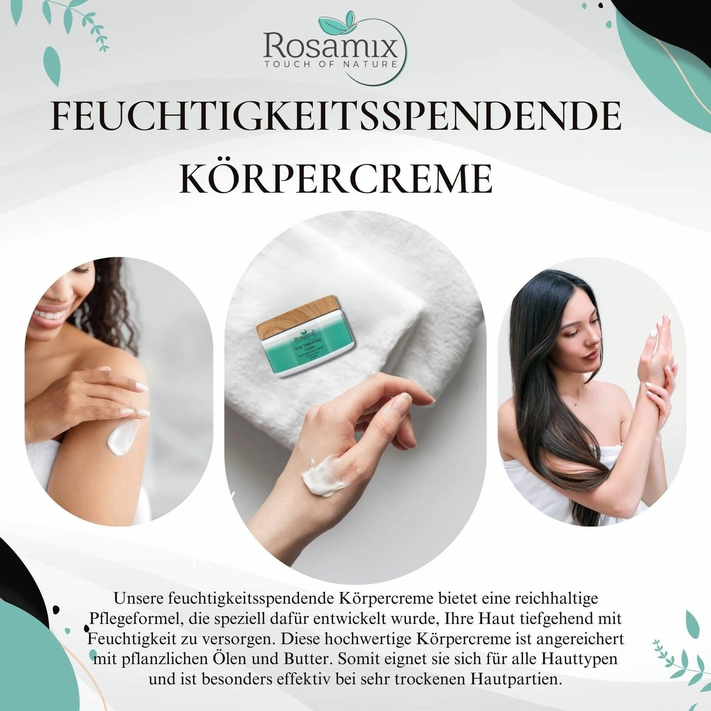 Feuchtigkeitsspendende Körpercreme
