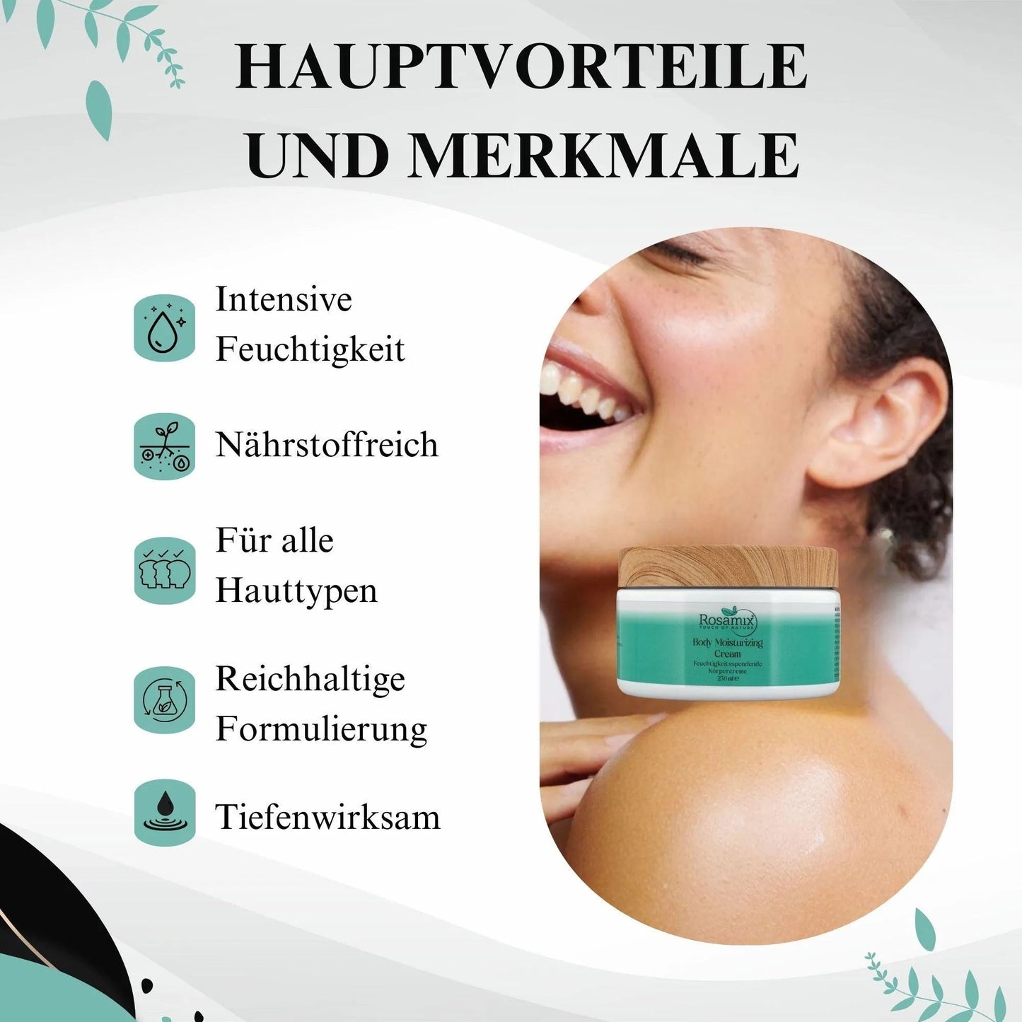 Feuchtigkeitsspendende Körpercreme